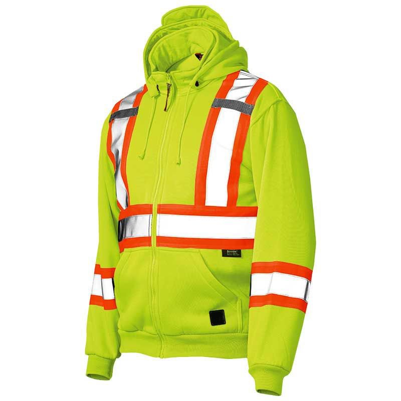 FRONT FLEECE HOODIE LIME