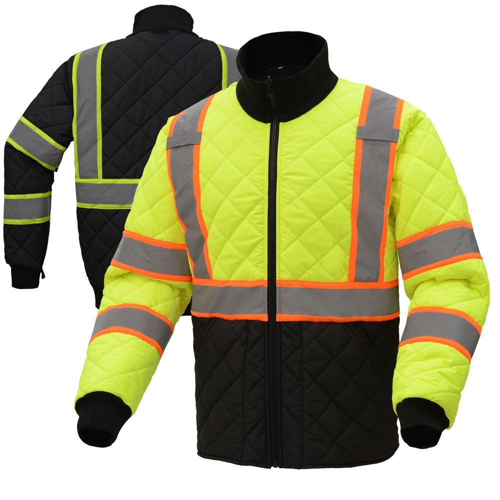 HiVis Quilted Safety Jacket