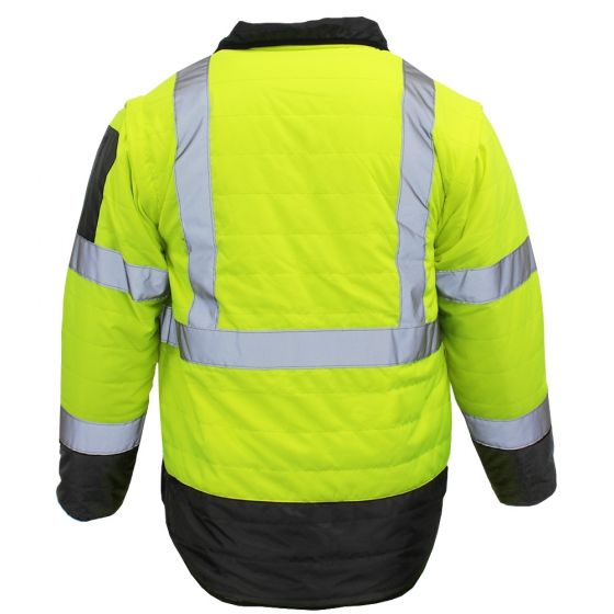 HiVis 4-in-1 Safety Puffer Jacket