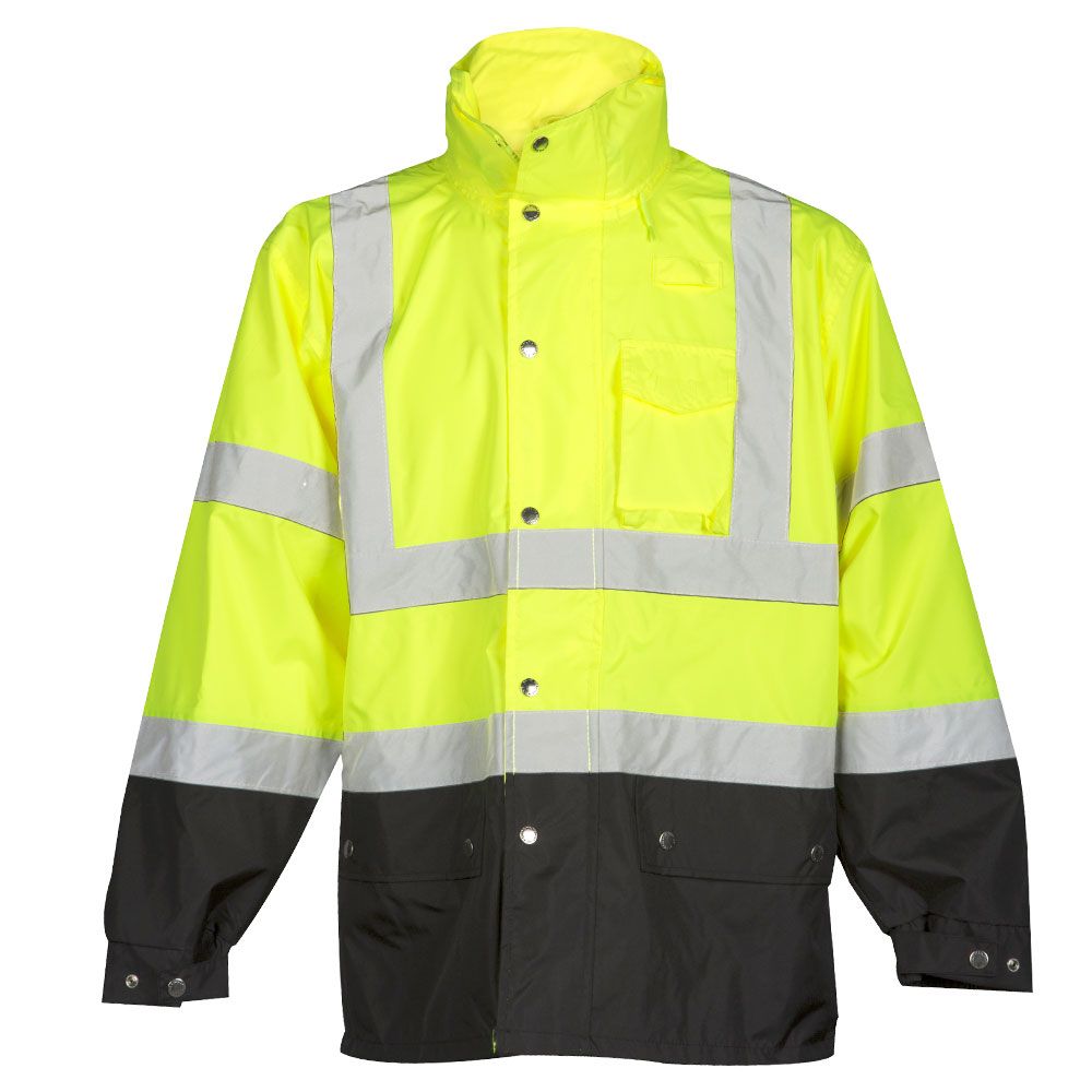 HIVIS STORM COVER RAIN JACKET