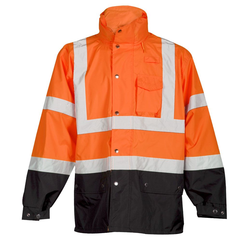 HIVIS STORM COVER RAIN JACKET