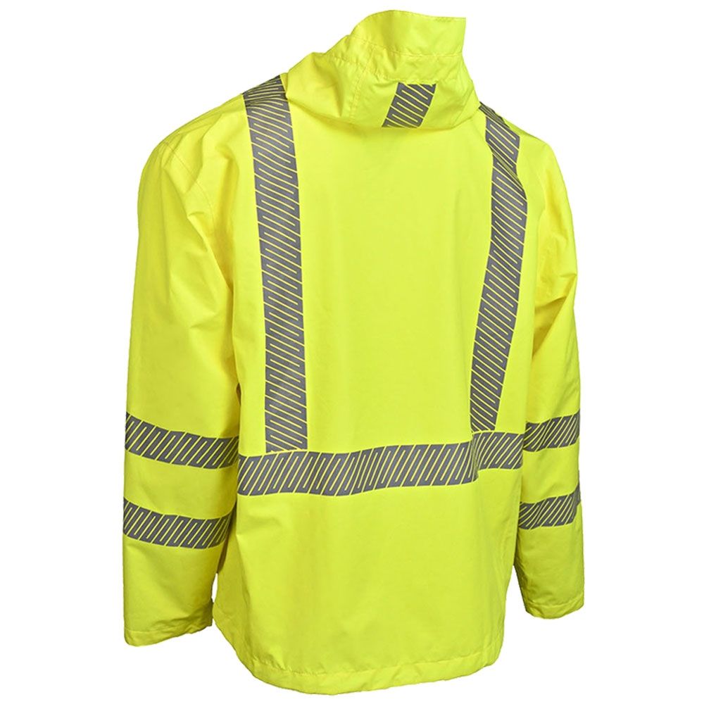 HIVIS LIGHTWEIGHT RIPSTOP RAIN JACKET