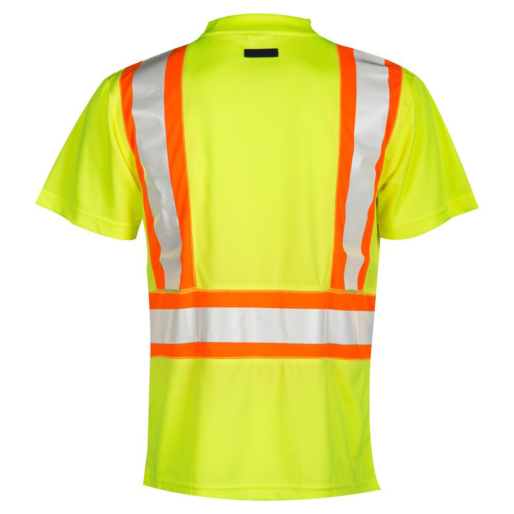 HIVIS CONTRASTING T-SHIRT