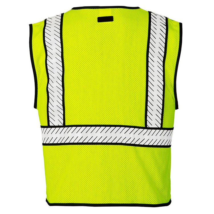 Contrasting Breathable Safety Vest 